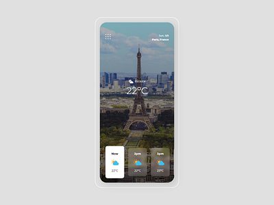 #DailyUI #037 - Weather 037 adobe xd app daily ui dailyui dailyuichallenge design mobile mobile ui temperature ui ux weather
