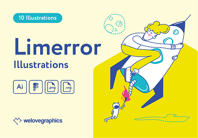 Limerror Illustrations adobe error 404 errors figma illustration art illustrations illustrator notifications page