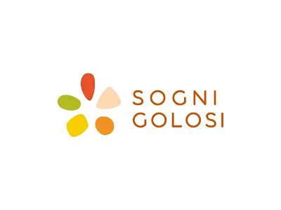sogni golosi catering logo delivery service food logo design pieces
