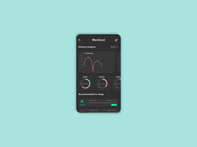 Workout Tracker 041 app dailyui041 design neumorphism ui ux