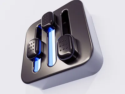 ios concept icon blender blender3d cgi cycles icon icons illustration ios lowpoly render