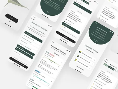 Assessment taking app appdesign design designer figma interface mobile mockup ui user center design user experience ux ux desgin ux design visual design wireframe
