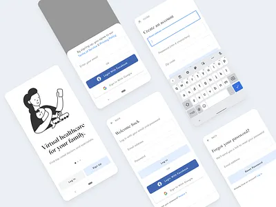 SignUp UI Freebie - DailyUI 001 001 app booking dailyui dailyui 001 dailyuichallenge figma free freebie freemockup health material medical mobile patient sign up signup ui uiux ux
