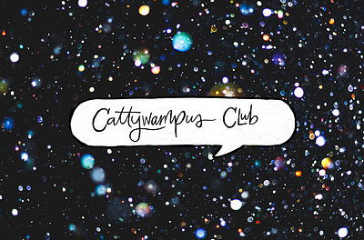 Cattywampus Club Logo brand identity branding branding agency branding and identity branding design lettering lettering art lettering artist lettering logo logo logo design logos logotype