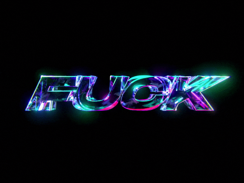 FUCK 2020 3d 3d animation 3d art 3d artist animation animation design blender blender 3d blender3d blender3dart blendercycles chrome fuck glass holographic motion motion design motion graphic motiongraphics