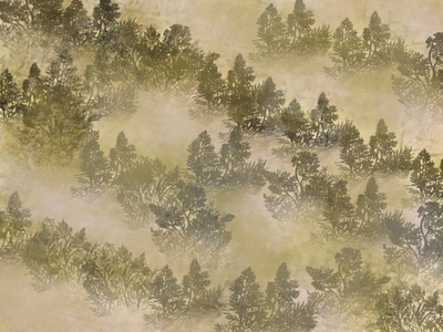 Fog Trees fog trees forest illustration nature nature illustration old look old looking style redbubble sepia trees