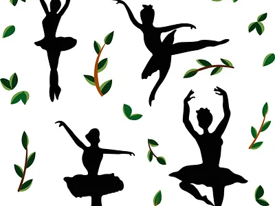 ballerina ballet ballet dancers dancers dancing girls illustration illustrator