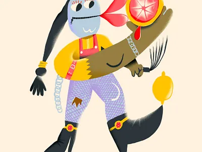 Citrus Mistress #1 alcohol branding character citrus colorful flat fun hard cider illustration illustrator label design label packaging labels mistress packaging packaging design packaging illustration procreate procreate app product