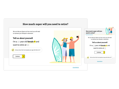 Retirement Planning Tool calc calculator app calculator ui design ui web