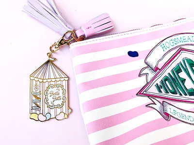 Bertie Botts Every Flavour Bean Keychain bag charm cute dessert enamel harry potter honeydukes illustration jellybean kawaii keychain packaging pastel