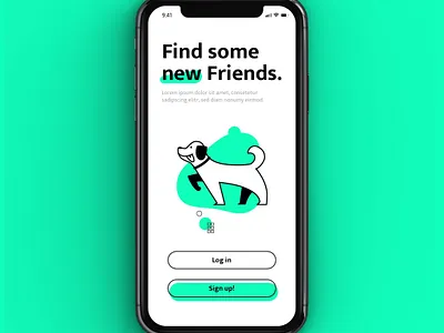 Daily UI - 01 app daily 100 dailyui design illustration mobile ui vector