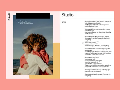 Bukwild Layout Study art direction concept design layout website