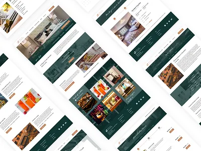 Upscale quarters - Website for a midsize hotel hotel web design website