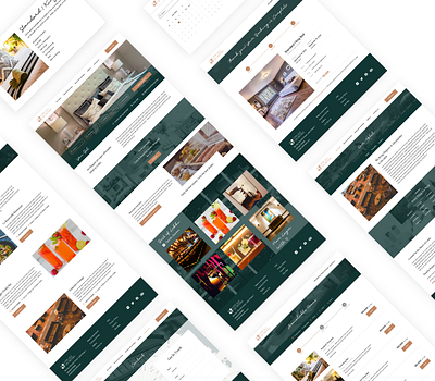 Upscale quarters - Website for a midsize hotel hotel web design website