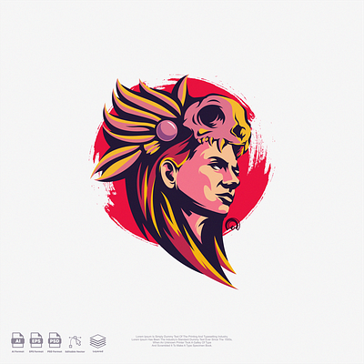 Tribal V branding design designs esports flame illustration logo skull tribal tribal v tribal v vector