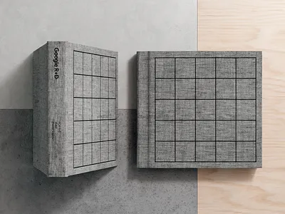 Google R+D - Book book branding contruction design editorial design google graphic design grey grid identity logo san francisco textured cover typography
