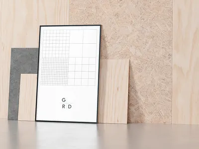 Google R+D - Poster branding branding design cross design google graphic design grid identity initials logo mockup poster san francisco typography wood