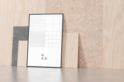 Google R+D - Poster branding branding design cross design google graphic design grid identity initials logo mockup poster san francisco typography wood