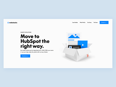 Replatform Header | Website Redesign 3d 3d render adobe dimension blender header header image hubspot migration replatform