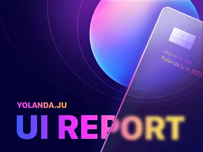 2020 Portfolio dashboard font design glass gradient color graphic illustration pop style ui design visual style guide web design