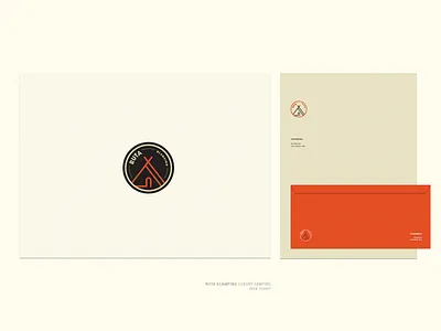 ruta glamping logo branding design glamping logo ruta ruta glamping typography vector