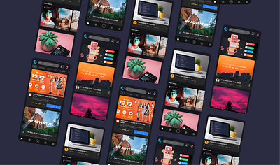 Redesign Youtube Apps (Home and Explore) 2021 3d black clean design clean ui clean ui ux dark mode mobile mobile ui redesign ui uiux youtube