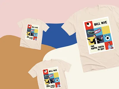 Bill Nye the KTP Guy billnye figmatemplate ktp logomakeronline merch tshirt