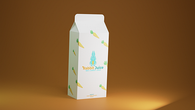 Carrot Juice Packaging Design 3d blender branding design flat flatdesign icon illustration minimal mockup vector