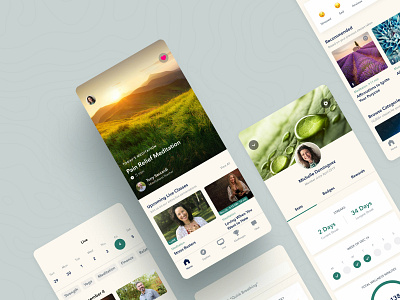 Wellness Coach Design Exploration app app design figma fitness meditation ui design ux ux design wellness