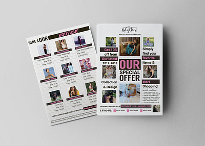 Captivating Clothes Sales Flyer Design Template design illustration latest psd mockup