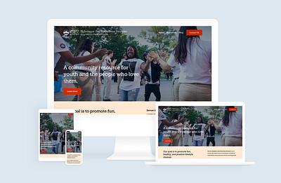 Denver SUP Program Homepage branding browser design desktop minimal mobile tablet ui ux web website