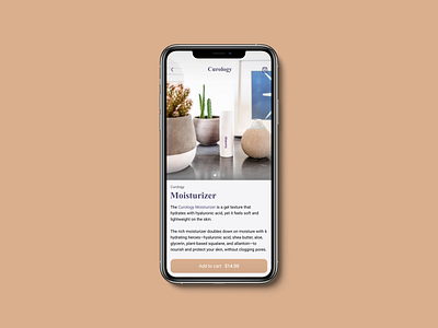 Curology Product Page app design ecommerce ecommerse flat product store store app ui ux