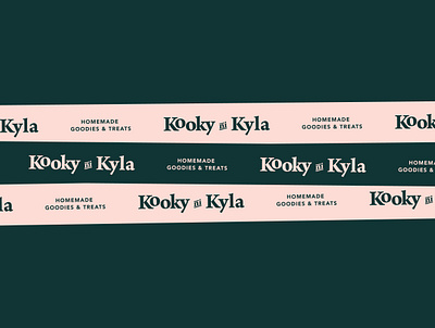 Kooky ni Kyla branding cookies design identitydesign illustration logo typography vector