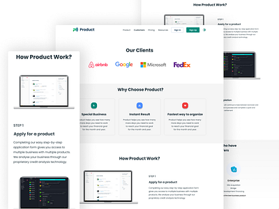 Product Web Design 3 clean design clean ui design minimal ui ui design ux web web design website design