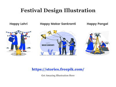 Festival Illustration banner design branding design designer festival app festival design figma freepik illustration illustrator lohri makar sankranti pongal poster design product design ui ux