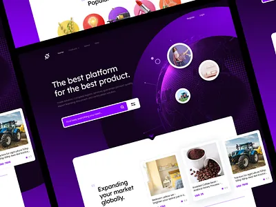 E-Commerce Website Exploration darkui ecommerce landingpage ui uiux userinterface webdesign