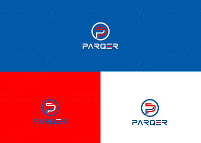 PARQER brand design design flat flat logo logo luxury logo minimalist logo modern logo typography unique logo