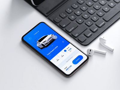 🔵 Carsy UI Kit | 30+ Screens app app design app ui car car app clean clean ui minimal minimalism mobile mobile app products rent app rent car rental rental app rentals tesla ui uidesign