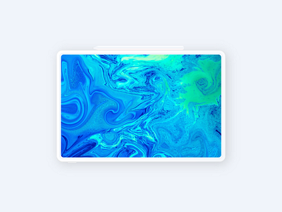 Dribbble Shot Retina Copy color graphic design illustration liquid effect liquify minimal ui ux wallpaper watercolor