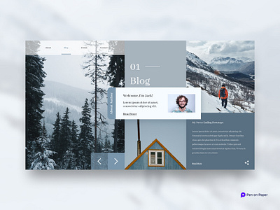 Blog Page blog blog design blog post blogger blogging business design figma network penonpaper profile ui ui design ui ux uidesign