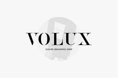 VOLUX awesome font brand branding clean font icon identity logo logos luxury brand mark modern serif serif font serif typeface serifs simple