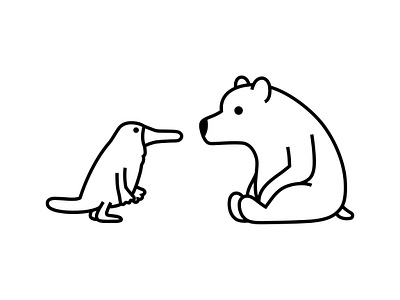 hello platy animal aquatic bear branding cartoon character design dribbble earth ecology engangered environment fantasy illustration mammal mascot nature platypus