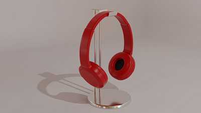 3D Wireless Headphone 3d blender headphone