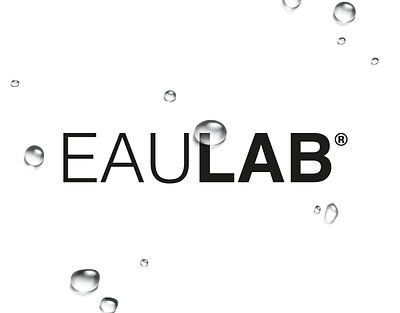 EAULAB branding logo packaging water