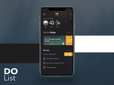To Do List App dailyui design interface design mobile ui