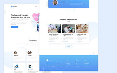 Ifyhealth design illustration minimal ui ux vector