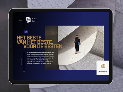 CityPost detail scroll clean design layout simple typography ui ux web