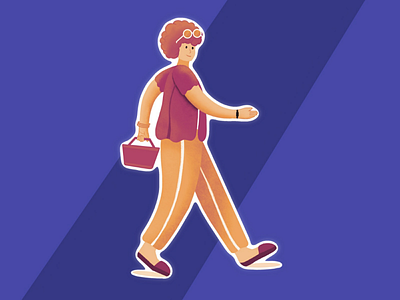 Shopping branding illustration illustrator life procreate shop shopping vector woman