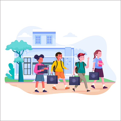 project for client back to school illustration child children book illustration childrens illustration design flat flat design flat design flat illustration flatdesign illustration illustrator vector vector art vector illustration vectorart