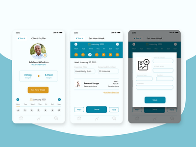 Sthenollos-Client app design fitness mobile ui uiux ux